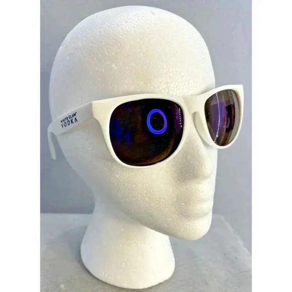 White Claw Promotional Sunglasses - White Claw Vodka Logo - NWOT White - Picture 1 of 7